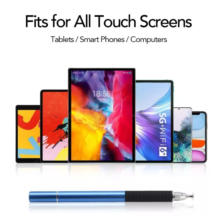 AT-31 Conductive Cloth Head + Precision Sucker Capacitive Pen Head 2-in-1 Handwriting Stylus with 1 Pen Head(Silvery White) by buy2fix