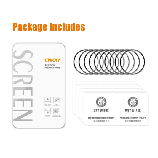 10 PCS For Xiaomi Watch S1 Pro ENKAY 3D Full Coverage Screen Protector Film by ENKAY
