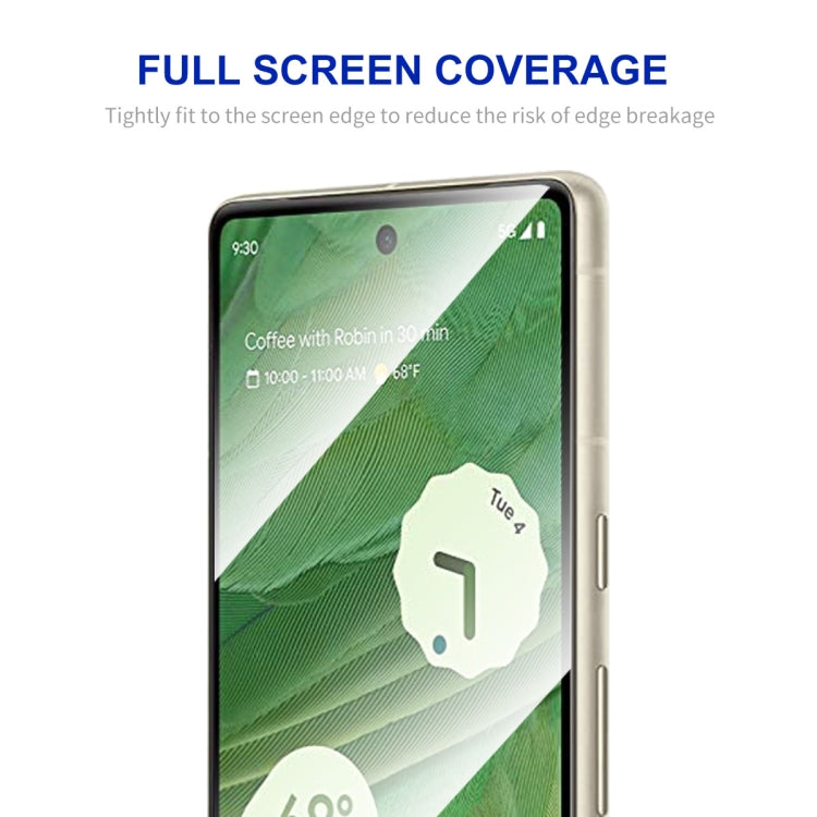 For Google Pixel 7 5pcs ENKAY Full Glue 0.26mm 9H 2.5D Tempered Glass Full Film - Google Tempered Glass by ENKAY | Online Shopping UK | buy2fix