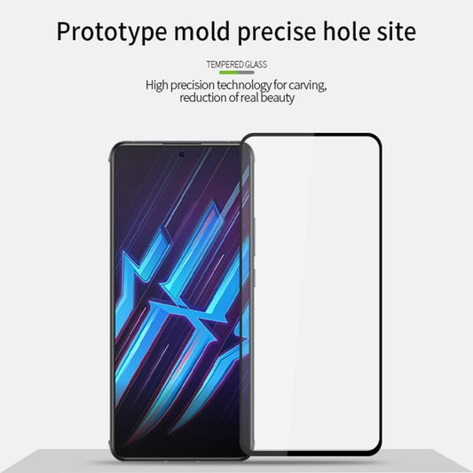 For ZTE Nubia Z40S Pro PINWUYO 9H 2.5D Full Screen Tempered Glass Film(Black) by PINWUYO