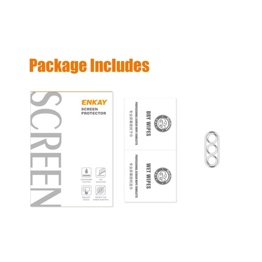 1pc For Samsung Galaxy S23+ 5G ENKAY 9H Rear Camera Lens Tempered Glass Film by ENKAY