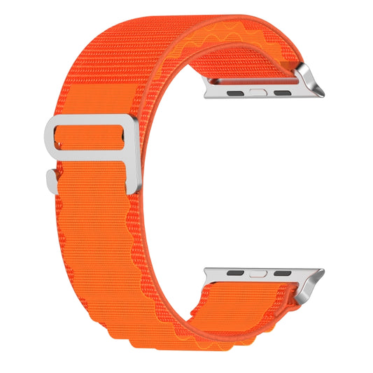 Double Color Nylon Watch Band For Apple Watch Ultra 49mm(Orange) by buy2fix