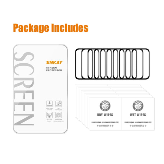 10 PCS For Redmi Smart Band 2 ENKAY Hat-Prince 3D Full Coverage Soft PC Edge + PMMA HD Screen Protector Film by ENKAY