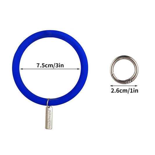 JUNSUNMAY Silicone Bracelet Mobile Phone Lanyard Loop Anti-lost Wrist Rope Universal for Phone Case(White) - Lanyards & Wrist Straps by JUNSUNMAY | Online Shopping UK | buy2fix