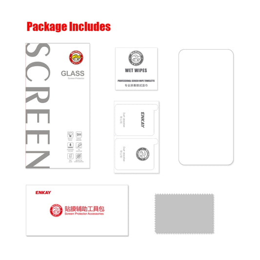 1pc For Samsung Galaxy S23 5G ENKAY Hat-Prince 0.18mm Ultra-thin 9H Tempered Glass Film Support Ultrasonic Fingerprint Unclock by ENKAY