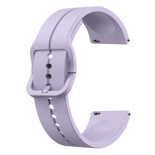 For Garmin Venu 20mm Loop Silicone Watch Band(Purple) by buy2fix