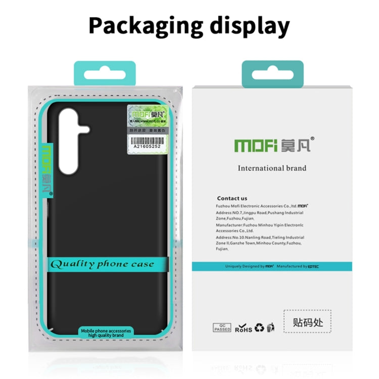 For Samsung Galaxy S25 5G MOFI Frosted PC Ultra-thin Hard Phone Case(Blue) by MOFI