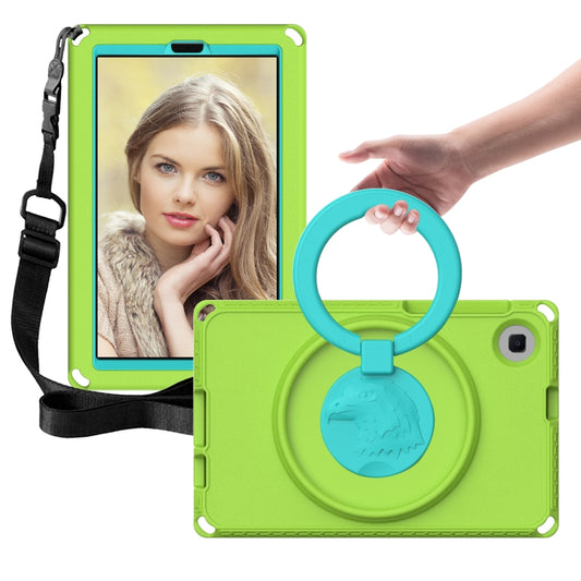 For Samsung Galaxy Tab A7 Lite T220/T225 2020 EVA Hybrid PC Shockproof Tablet Case with Frame(Grass Green) by buy2fix