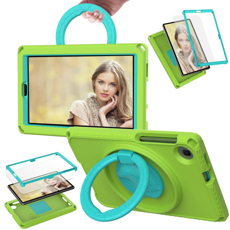 For Samsung Galaxy Tab A 8.0 T290/T295 2019 EVA Hybrid PC Shockproof Tablet Case with Frame(Grass Green) by buy2fix