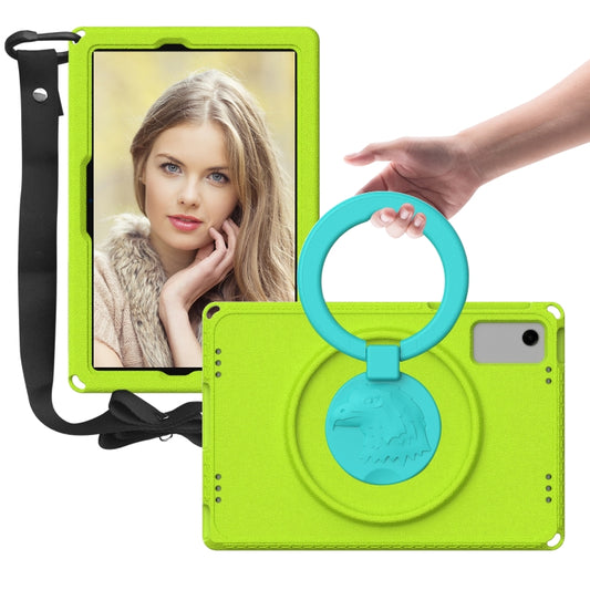 For Samsung Galaxy Tab A11+ / A9+ EVA Hybrid PC Shockproof Tablet Case with Frame(Grass Green) by buy2fix