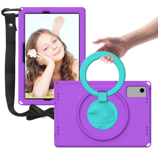 For Samsung Galaxy Tab A11+ / A9+ EVA Hybrid PC Shockproof Tablet Case with Frame(Purple) by buy2fix