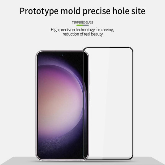 For Samsung Galaxy S24 5G MOFI 9H 3D Explosion-proof Curved Screen Tempered Glass Film(Black) by MOFI