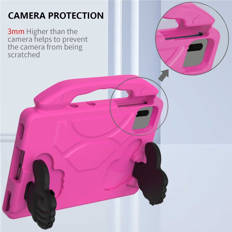For Lenovo Tab M11 /Xiaoxin Pad 11 2024 Thumb Bracket EVA Shockproof Tablet Case(Red) by buy2fix