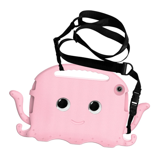 For Lenovo Tab M10 3rd Gen 10.1 TB-328 Octopus Style EVA Hybrid PC Shockproof Tablet Case with Strap(Pink) - Lenovo by buy2fix | Online Shopping UK | buy2fix