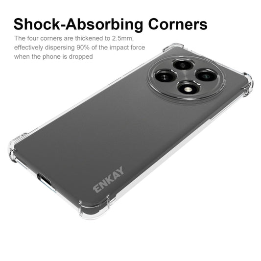For OPPO A2 Pro 5G ENKAY Clear TPU Shockproof Anti-slip Phone Case by ENKAY