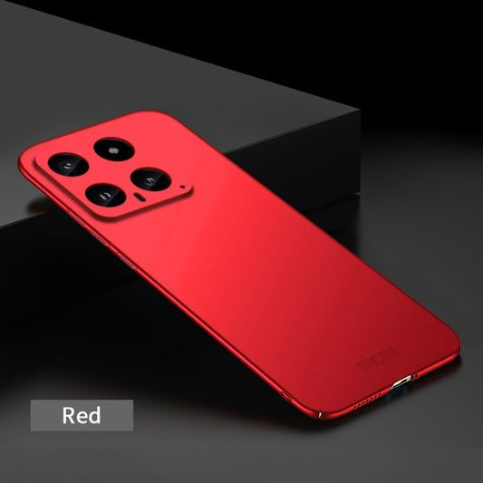 For Xiaomi 14 MOFI Micro-Frosted PC Ultra-thin Hard Phone Case(Red) by MOFI