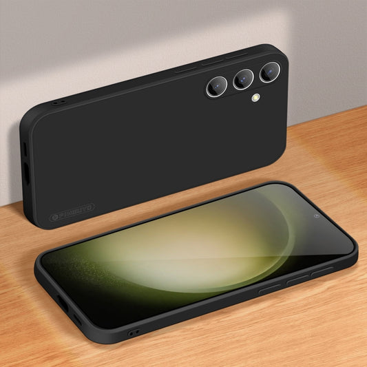For Samsung Galaxy S24+ 5G PINWUYO Sense Series Liquid Silicone TPU Phone Case(Black) by PINWUYO