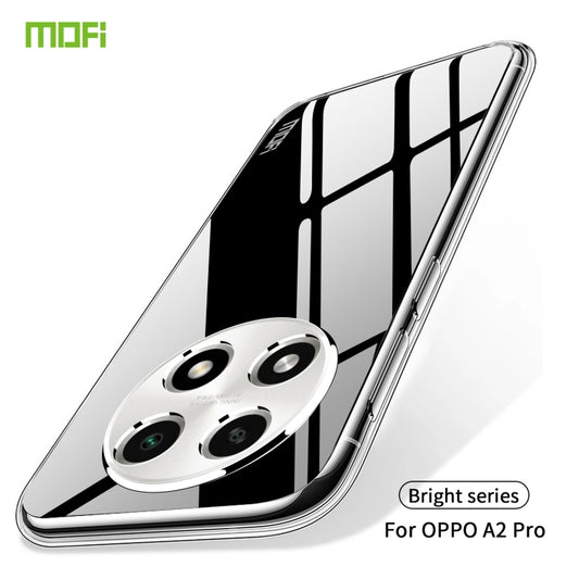 For OPPO A2 Pro MOFI Ming Series Transparent Ultra-thin TPU Phone Case(Transparent) by MOFI
