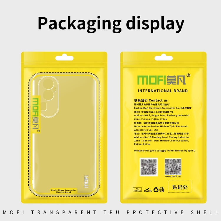 For OPPO K11 MOFI Ming Series Transparent Ultra-thin TPU Phone Case(Transparent) by MOFI