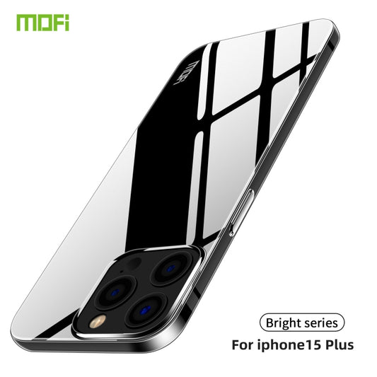 For iPhone 15 Plus MOFI Ming Series Ultra-thin TPU Phone Case(Transparent) by MOFI