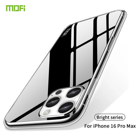 For iPhone 16 Pro Max MOFI Ming Series Ultra-thin TPU Phone Case(Transparent) by MOFI
