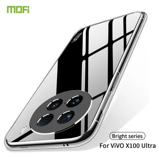 For vivo X100 Ultra MOFI Ming Series Ultra-thin TPU Phone Case(Transparent) by MOFI