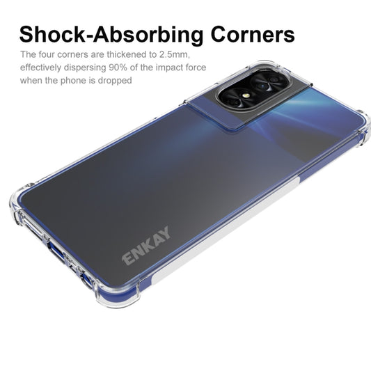 For TCL 50 SE 4G ENKAY Hat-Prince Transparent TPU Shockproof Phone Case - TCL by ENKAY | Online Shopping UK | buy2fix