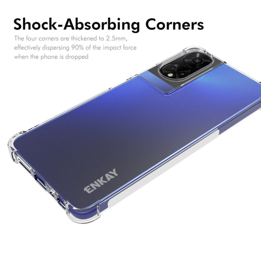 For TCL 50 5G ENKAY Hat-Prince Transparent TPU Shockproof Phone Case - TCL by ENKAY | Online Shopping UK | buy2fix