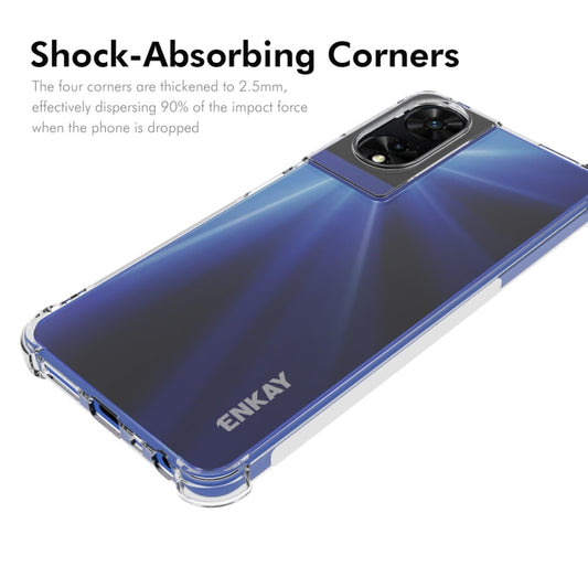 For TCL 505 4G ENKAY Hat-Prince Transparent TPU Shockproof Phone Case - TCL by ENKAY | Online Shopping UK | buy2fix