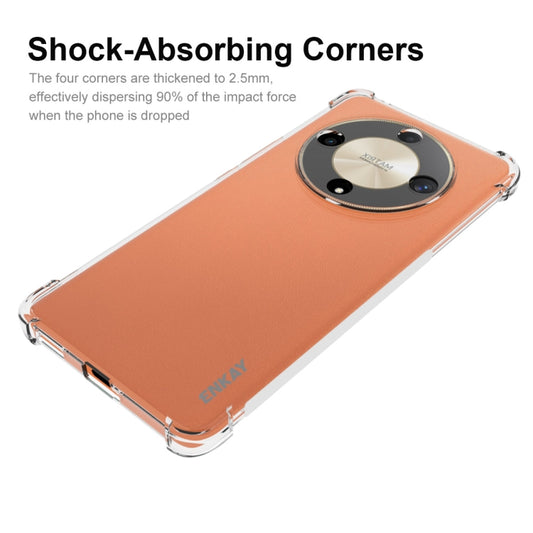 For Honor X9a ENKAY Hat-Prince Transparent TPU Shockproof Phone Case by ENKAY
