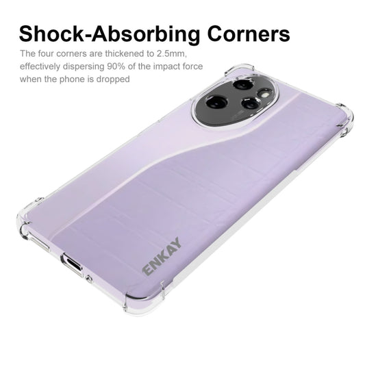 For Honor 100 Pro ENKAY Hat-Prince Transparent TPU Shockproof Phone Case by ENKAY