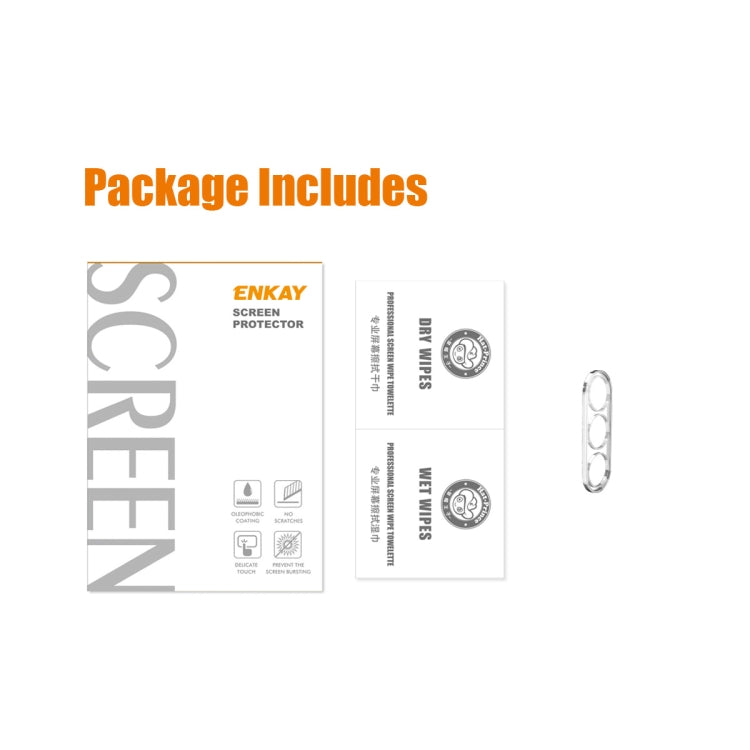 For Samsung Galaxy S23 FE 5G ENKAY Hat-Prince 9H Rear Camera Lens Tempered Glass Film(Transparent) by ENKAY