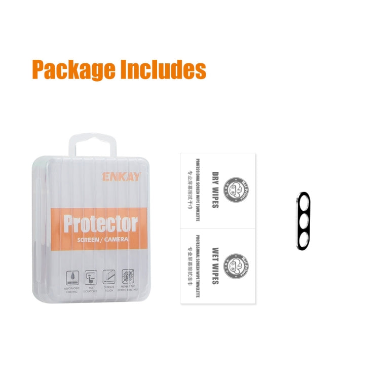 For Samsung Galaxy S24 FE 5G ENKAY Hat-Prince 9H Rear Camera Lens Tempered Glass Film(Black) by ENKAY