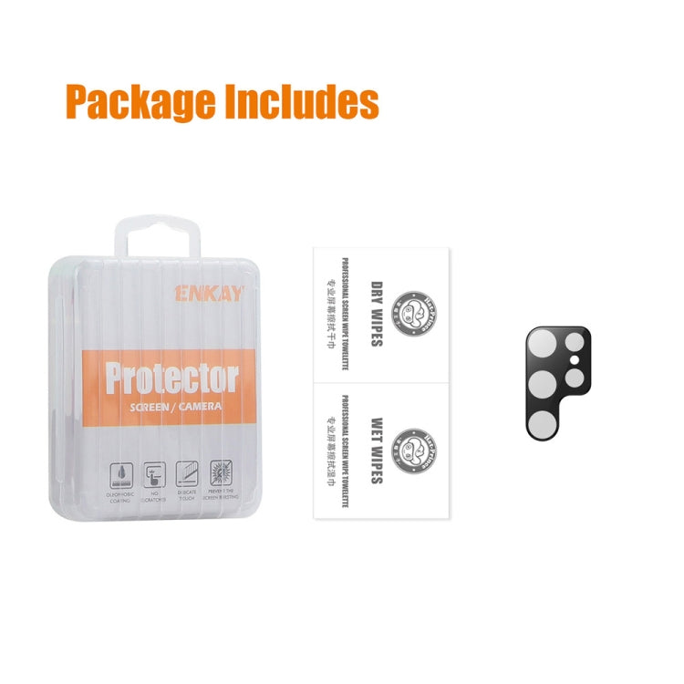 For Samsung Galaxy S25 Ultra 5G ENKAY Hat-Prince 9H Rear Camera Lens Tempered Glass Film(Transparent) by ENKAY