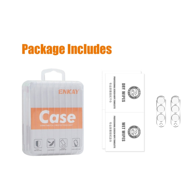 For Samsung Galaxy Z Fold6 2pcs ENKAY Hat-Prince 9H Rear Camera Lens Tempered Glass Film(Transparent) by ENKAY