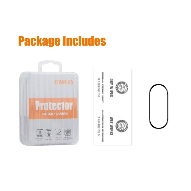 For Xiaomi Smart Band 9 1pcs ENKAY ENKAY 3D Full Coverage Soft PC Edge PMMA HD Screen Film by ENKAY