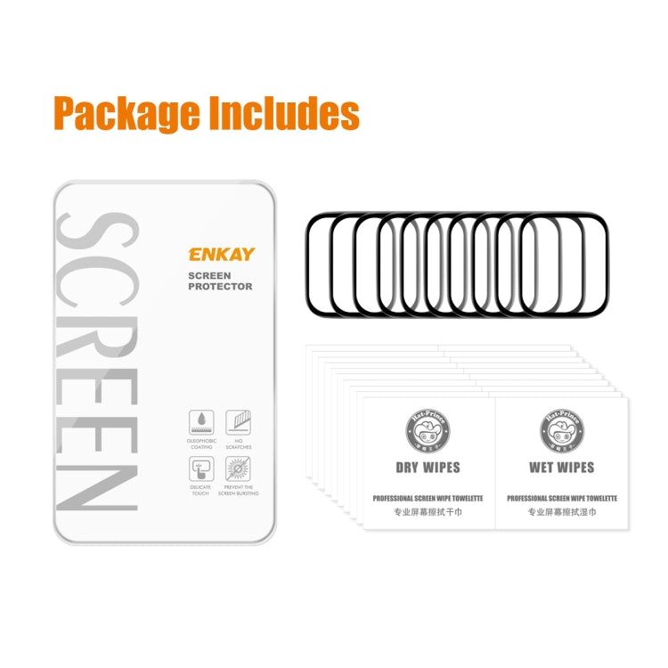 For Redmi Watch 5 Active 10pcs ENKAY ENKAY 3D Full Coverage Soft PC Edge PMMA HD Screen Film by ENKAY
