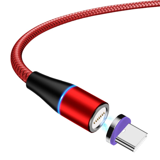 ENKAY ENK-CB1391 5A USB to Type-C Magnetic Fast Charging Data Cable with LED Light, Length: 1m(Red) by ENKAY