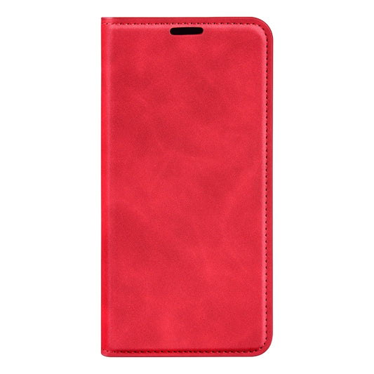 For iPhone 16 Retro-skin Magnetic Suction Leather Phone Case(Red) by buy2fix