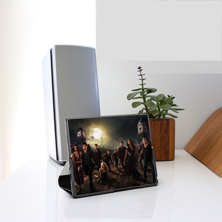 For Galaxy Z Fold 5 5G Plated Mirror Horizontal Flip Leather Phone Case with Holder(Gold) by buy2fix