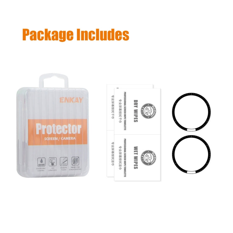 For Garmin Forerunner 955 / 955 Solar 2pcs ENKAY 3D Full Coverage Soft PC Edge PMMA HD Screen Protector Film by ENKAY