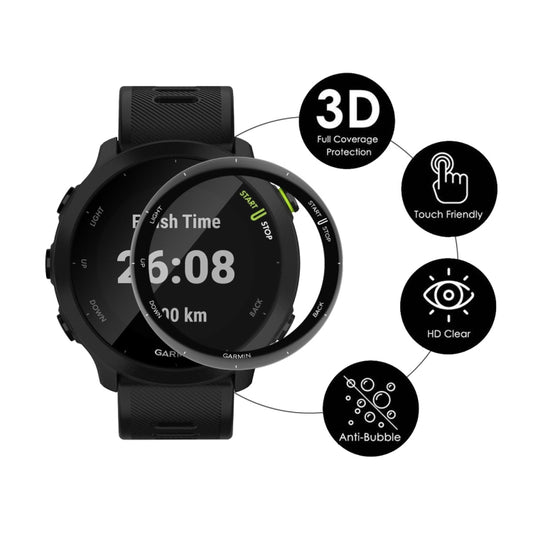 For Garmin Forerunner 158 2pcs ENKAY 3D Full Coverage Soft PC Edge PMMA HD Screen Protector Film by ENKAY