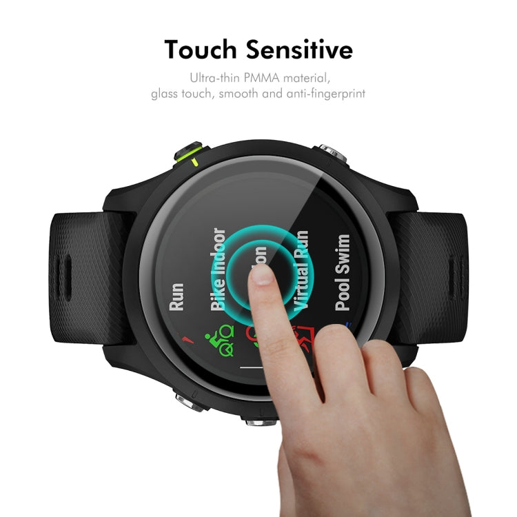 For GarminMove Sport / Trend 2pcs ENKAY 3D Full Coverage Soft PC Edge PMMA HD Screen Protector Film - Screen Protector by ENKAY | Online Shopping UK | buy2fix