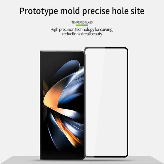 For Samsung Galaxy Z Fold5 MOFI 9H 2.5D Full Screen Tempered Glass Film(Black) by MOFI