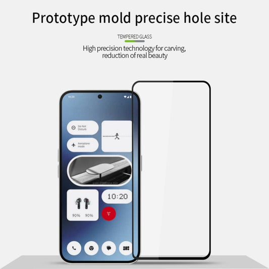 For Nothing Phone 2a PINWUYO 9H 2.5D Full Screen Tempered Glass Film(Black) by PINWUYO
