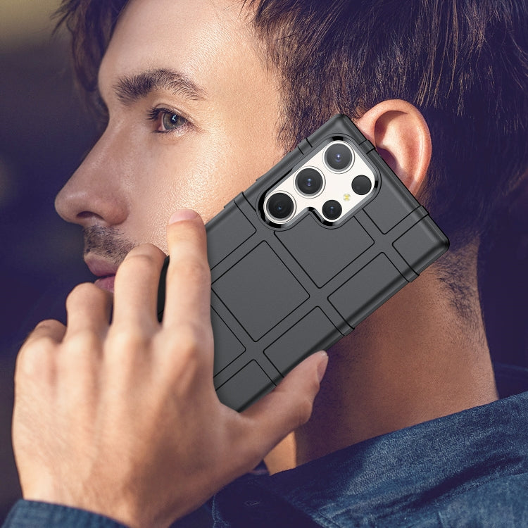 For Samsung Galaxy S24 Ultra Full Coverage Shockproof TPU Phone Case(Black) by buy2fix