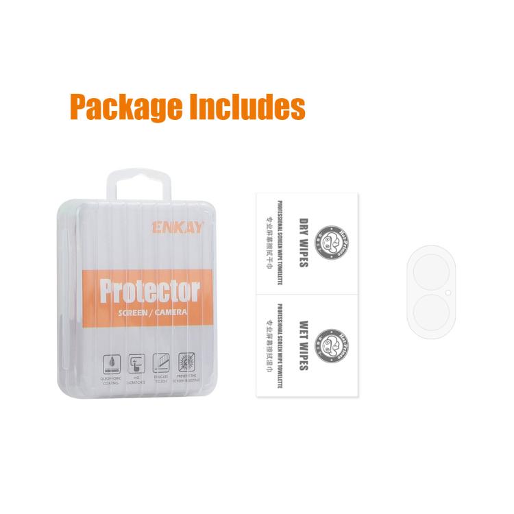 For iPhone 17 ENKAY Hat-Prince 9H Rear Camera Lens Tempered Glass Film - iPhone 17 Tempered Glass by ENKAY | Online Shopping UK | buy2fix