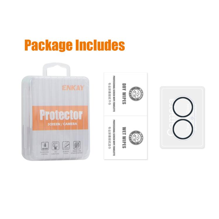 For iPhone 17 ENKAY Hat-Prince 9H Rear Camera Lens Tempered Glass Film - iPhone 17 Tempered Glass by ENKAY | Online Shopping UK | buy2fix