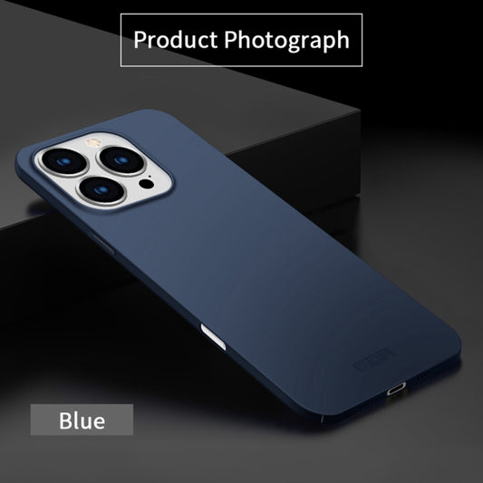 For iPhone 16 Pro Max MOFI Frosted PC Ultra-thin Hard Phone Case(Blue) by MOFI