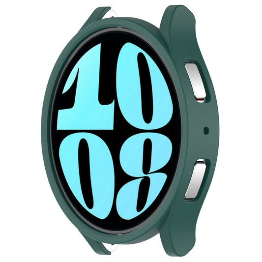 For Samsung Galaxy Watch 6 40mm Half Coverage Hollow PC Watch Protective Case(Green) by buy2fix